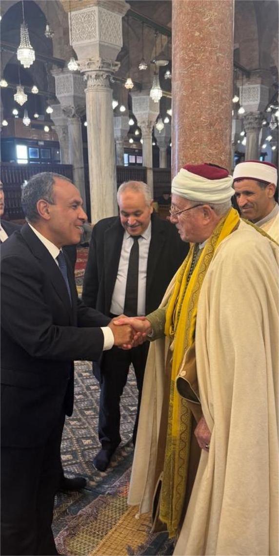 The Grand Mufti of Tunisia to the Foreign Minister: We Appreciate Egypt's Role in Supporting the Values ​​of Moderation and Tolerance