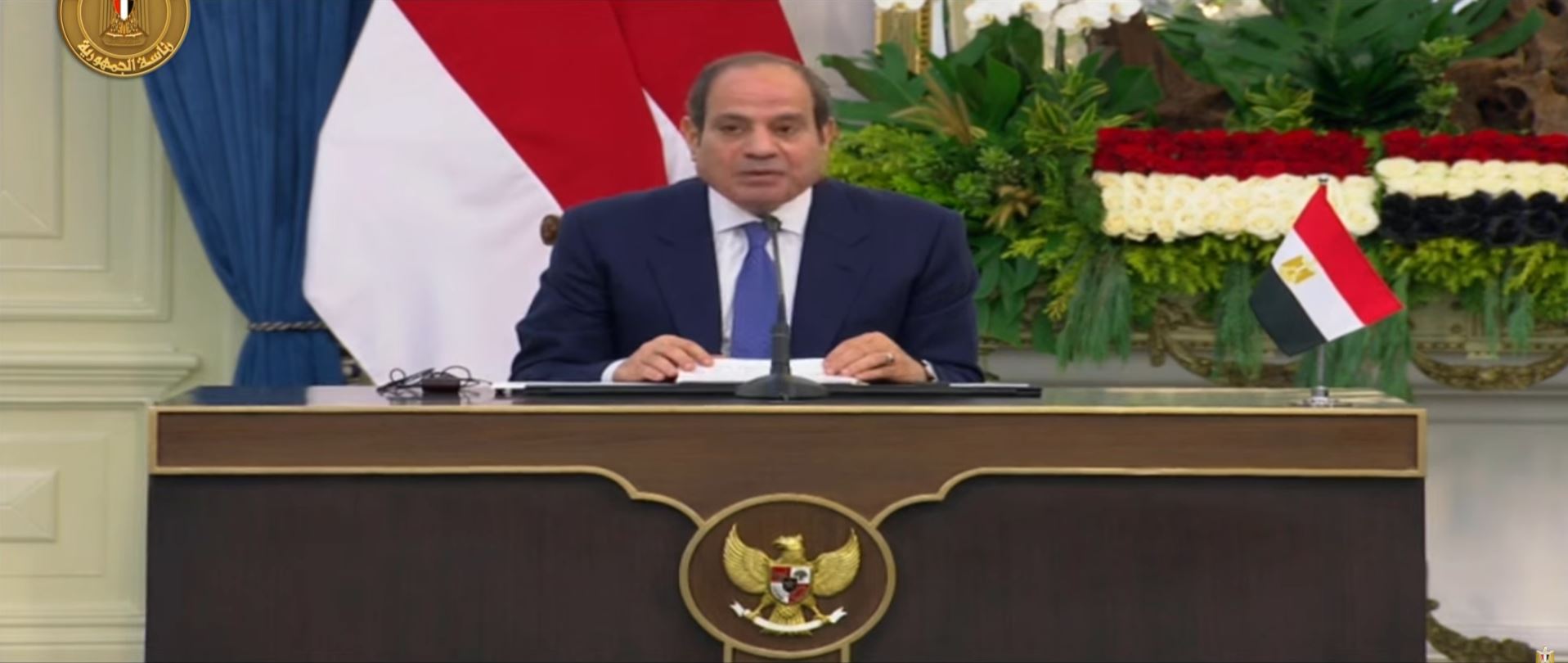 “We Aim to Increase Trade Volume to $5 Billion”: Key Statements by President El-Sisi During Talks with His Indonesian Counterpart