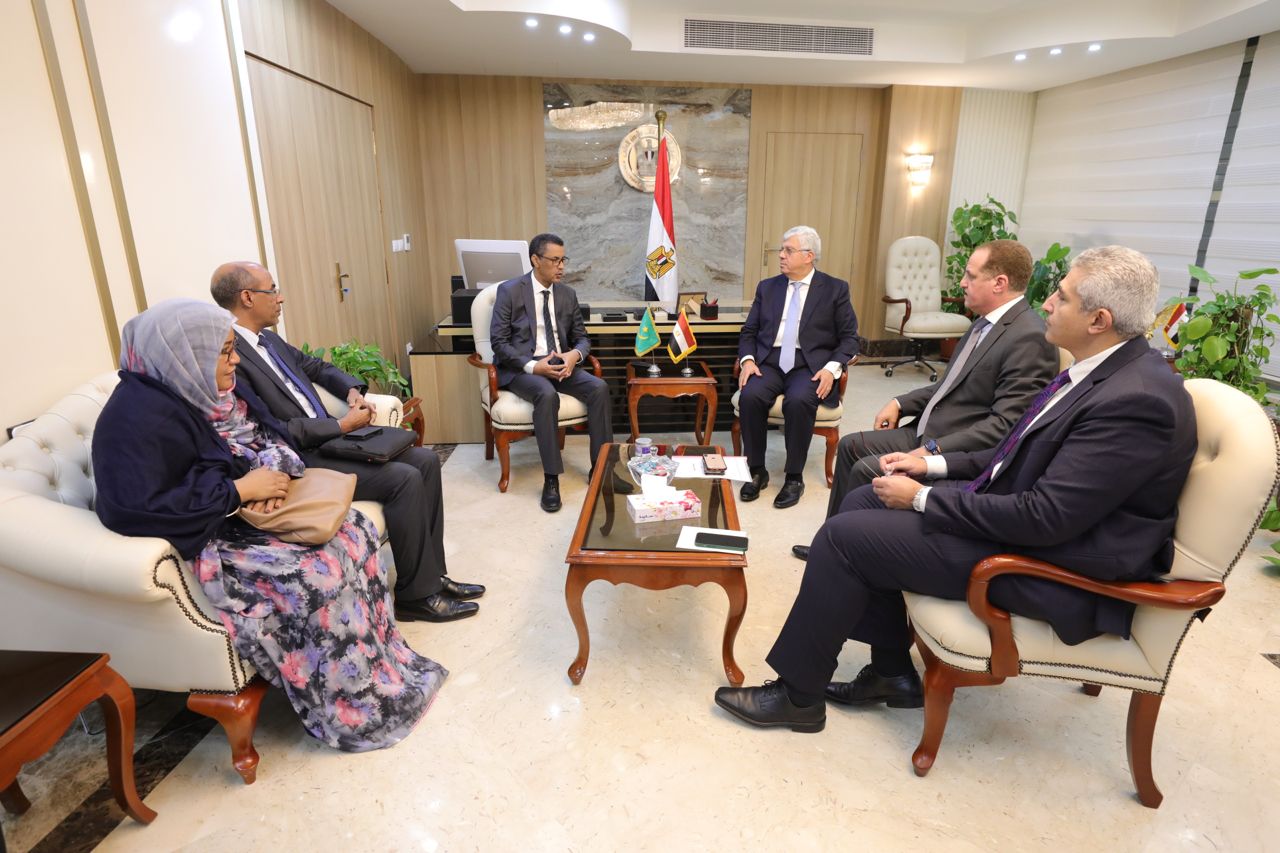 The Minister of Higher Education meets his Mauritanian counterpart to discuss ways of joint cooperation