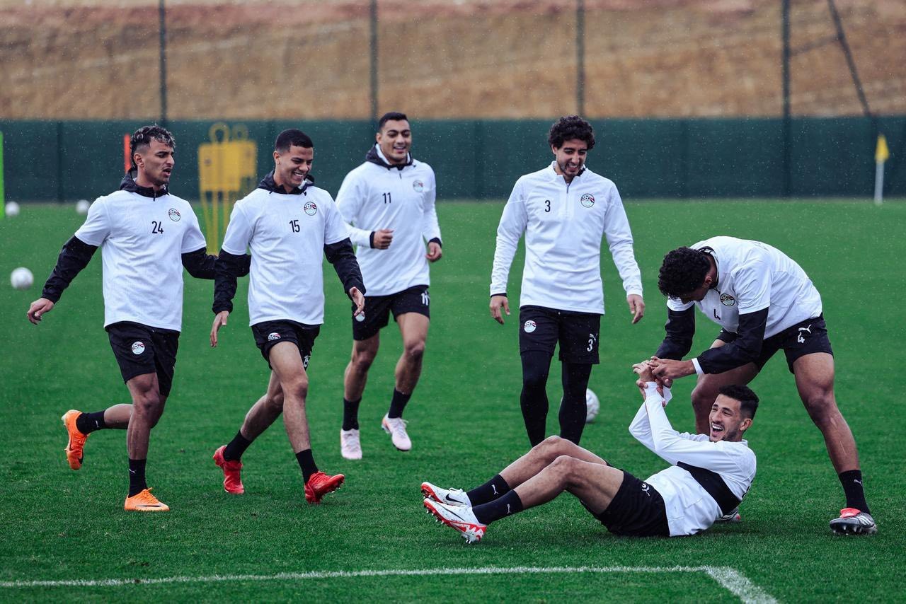 منتخب الفراعنة يختتم تدريباته اليوم استعدادًا لأنجولا في ختام الدور الأول