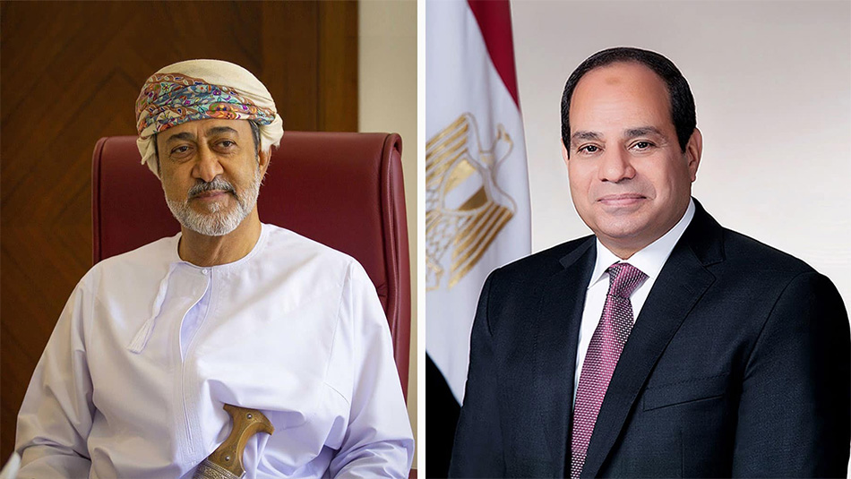 The President receives Haitham bin Tariq, Sultan of Oman toda