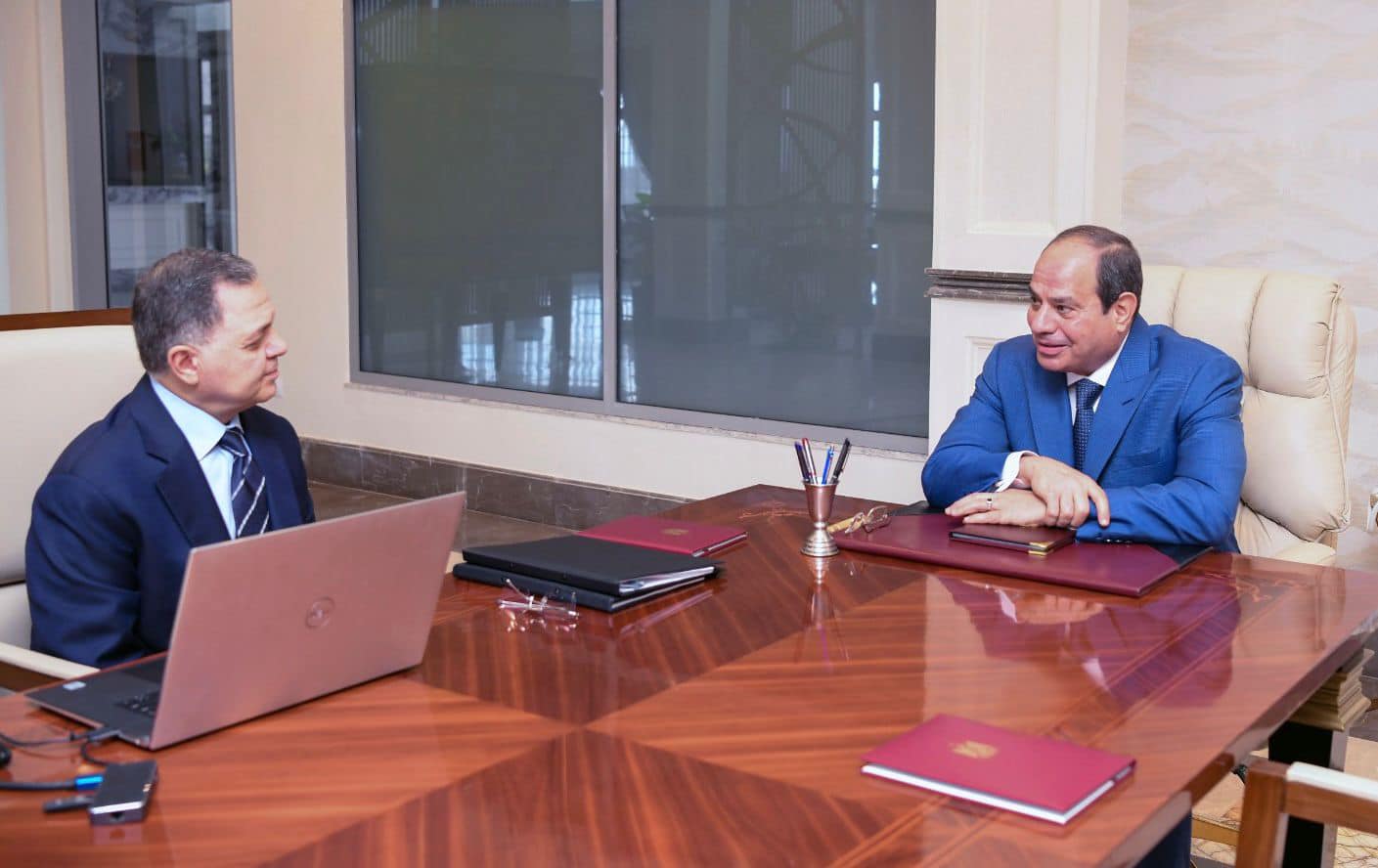 President Sisi meets today with Major General Mahmoud Tawfiq, Minister of Interior
