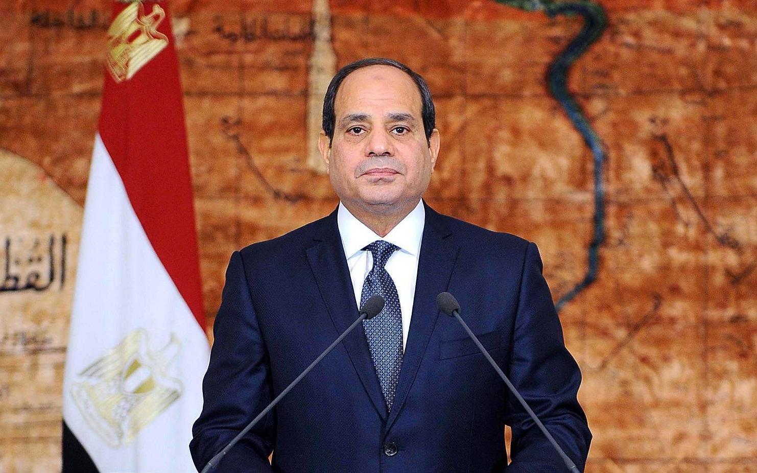 President Sisi receives an economic delegation from the symbols of the business community in Kuwait