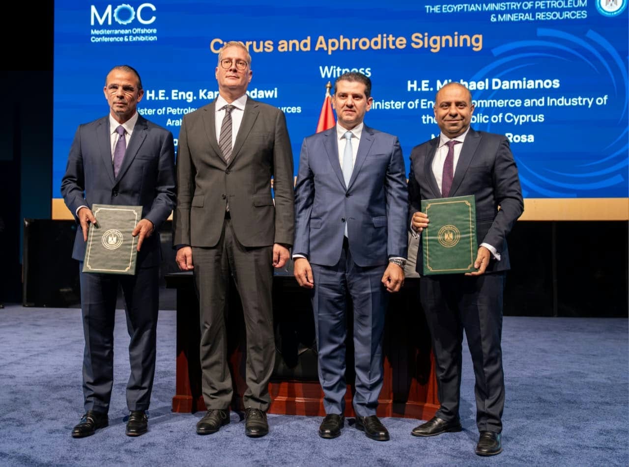 Agreement Signed to Finalize Financial Frameworks for Connecting the Aphrodite Gas Field to Egyptian Infrastructure