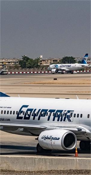 استمرار إلغاء رحلات مصر للطيران إلى بيروت وعمان وأربيل وبغداد