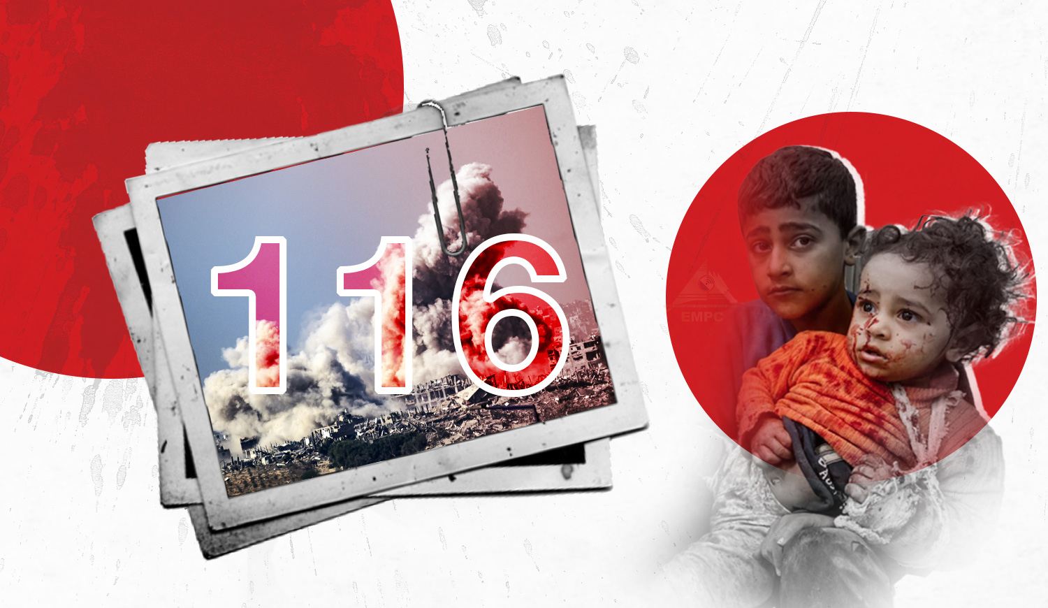 The 116th day of the Israeli aggression.